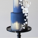 Свадебный торт «Синий бархат» фото 1 Свадебный торт «Синий бархат» на заказ