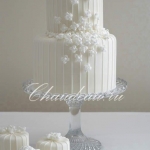 красивый свадебный торт из мастики на заказ