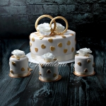 Купить свадебный торт с миникейками