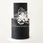 Готический свадебный торт в черном цвете заказать