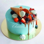 ягодный торт из мастики в москве