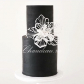 Готический свадебный торт в черном цвете заказать