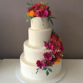 Большой свадебный торт на заказ в Москве