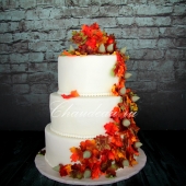 Оригинальный свадебный торт «Яркие эмоции» на заказ