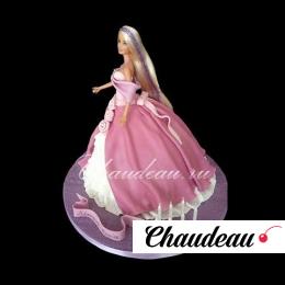 Детский торт кукла «Барби-Принцесса» на заказ