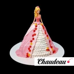 Детский торт кукла «Золушка» на заказ