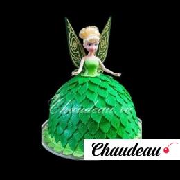 Детский торт кукла «Лесная эльфийка» на заказ