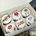 Капкейки на Новый год, 6 шт