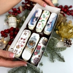 Пирожные Эклеры на Новый год 6 шт.