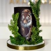 Торт на Новый год Тигр 2022