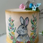 Праздничный торт &quot;Пасхальная картина&quot;