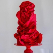 Торт «Алая роза»