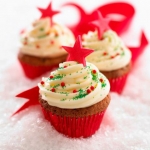 Новогодний капкейк «Звездочка» на заказ