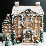 Пряничный домик большой «Снежная сказка» 