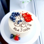 Торт на годовщину свадьбы 3 года TGS30013085