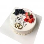 Торт на годовщину свадьбы 11 лет TGS10013096  