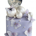 Торт с бабочками для девочки 18 лет TBD1013148