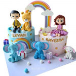 Торт Мишка с шариками TMSH013114