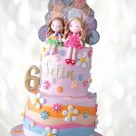 Детское угощение на двоих детей DUDD013119 фото и оформление торта