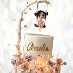 Торт с великом и мотыльками TVM0013151 фото и оформление торта