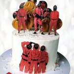 Торт Игра в кальмара на 9 лет TIK90013155 фото и оформление торта