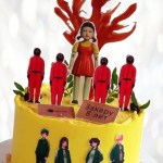 Торт с куклой Squid Game TKSG013158 фото и оформление торта