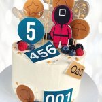 Тематический торт Squid Game TTSG013162 фото и оформление торта