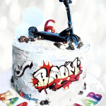 Торт для самокатера на 6 лет TS6L0013165 фото и оформление торта