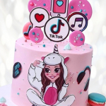 ТikTok Unicorn Cake TUC0013171 фото и оформление торта