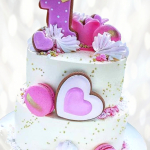 Торт на 1 год с имбирными пряниками T1GI013189 фото и оформление торта