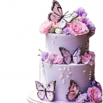 Свадебный торт с бабочками STB0013198