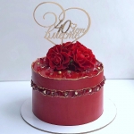 Торт на годовщину свадьбы 40 лет  TGS40013101 