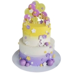 Двухъярусный торт на 3 года №2764