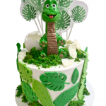 Детский торт с динозаврами на день рождения DTDD013190