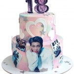 Торт BTS на 18 лет №2170