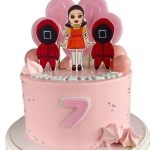 Торт Игра в кальмара на 7 лет №2339