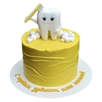 Торт на первый зубик желтый №2950
