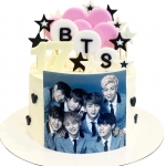 Торт с фото группы БТС №2134