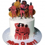 Торт с Игрой в кальмара на 9 лет №2341