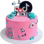 Торт Тик Ток с топперами №1970