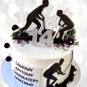 Торт Лучшему экстремалу на самокате TLES013170 фото и оформление торта