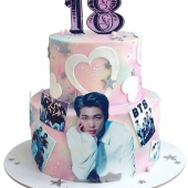 Торт BTS на 18 лет №2170