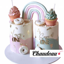 Торт для брата и сестры с двумя мишками TBSD0013111