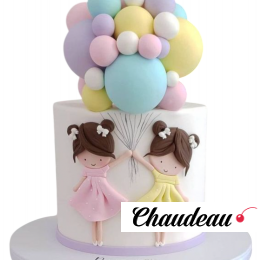 Торт для двойняшек мальчика и девочки TDMD0013112