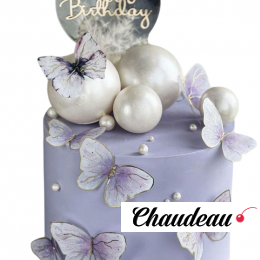 Торт с бабочками для девочки 18 лет TBD1013148
