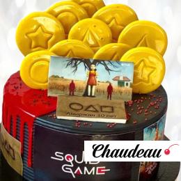 Торт Игра в кальмара TIK0013130 фото и оформление торта