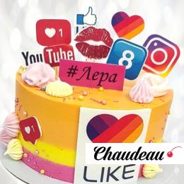 Торт Likee на восемь лет TLVL013145 фото и оформление торта