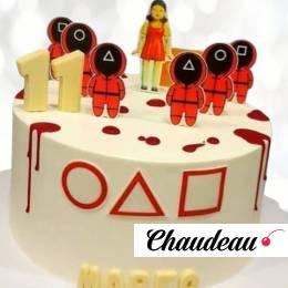 Squid Game торт на 11 лет SGT1013153 фото и оформление торта