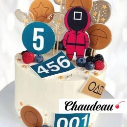 Тематический торт Squid Game TTSG013162 фото и оформление торта