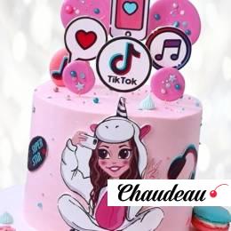 ТikTok Unicorn Cake TUC0013171 фото и оформление торта